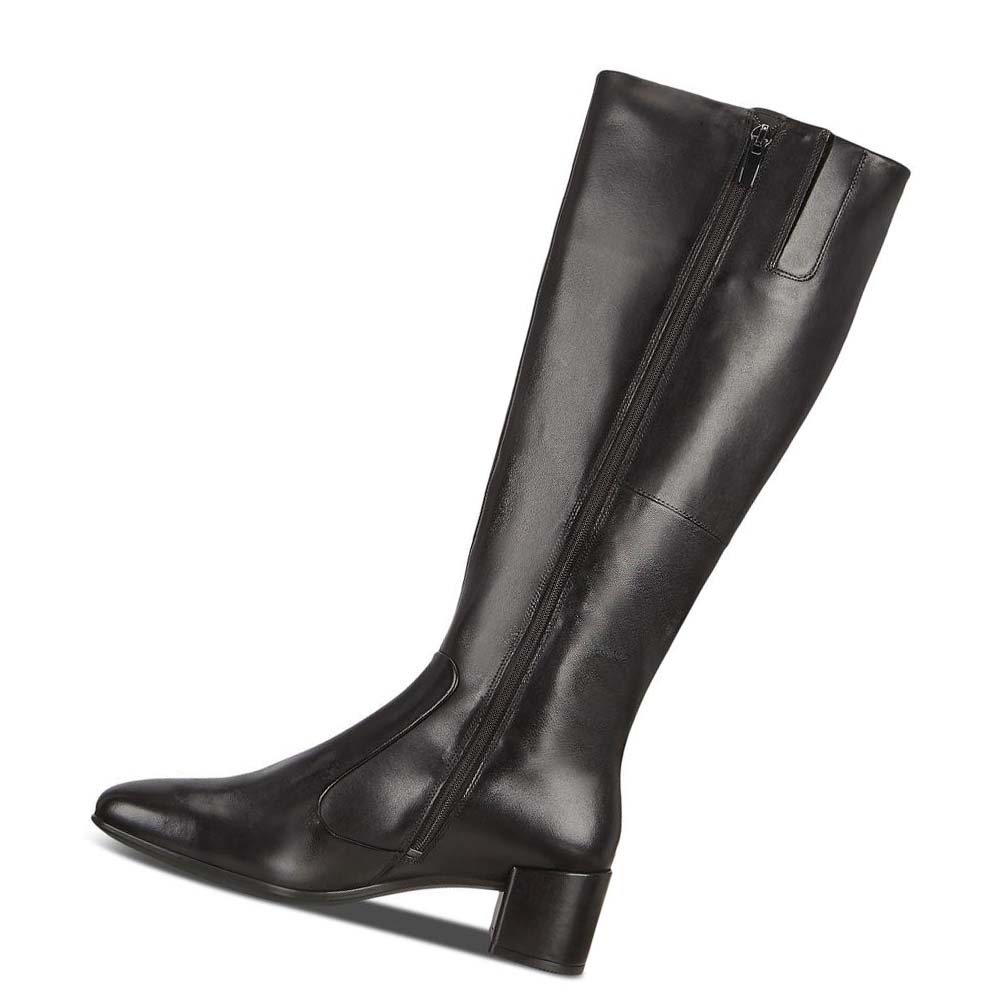 Women's Ecco Shape 35 High-cut Squared Boots Black | Canada 27SGL